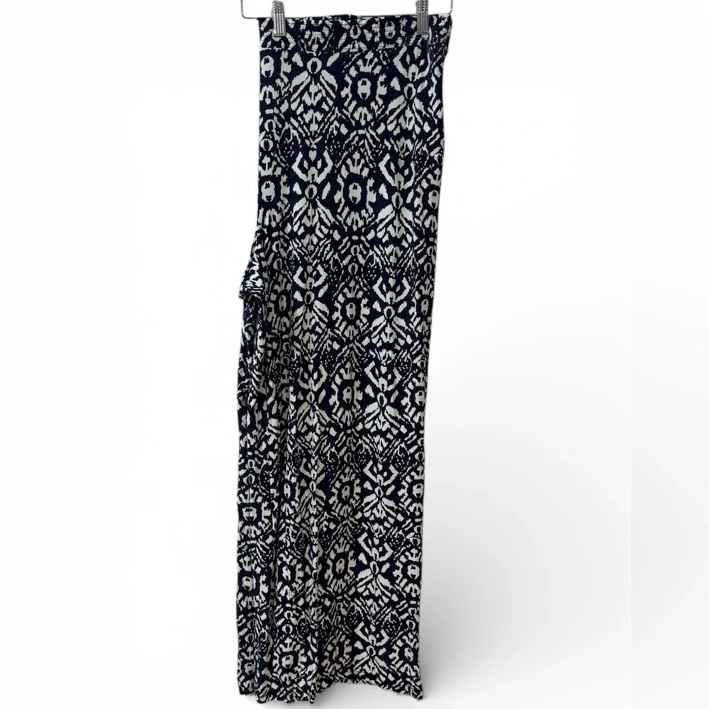 Ralph Lauren Navy and White Palazzo Pants